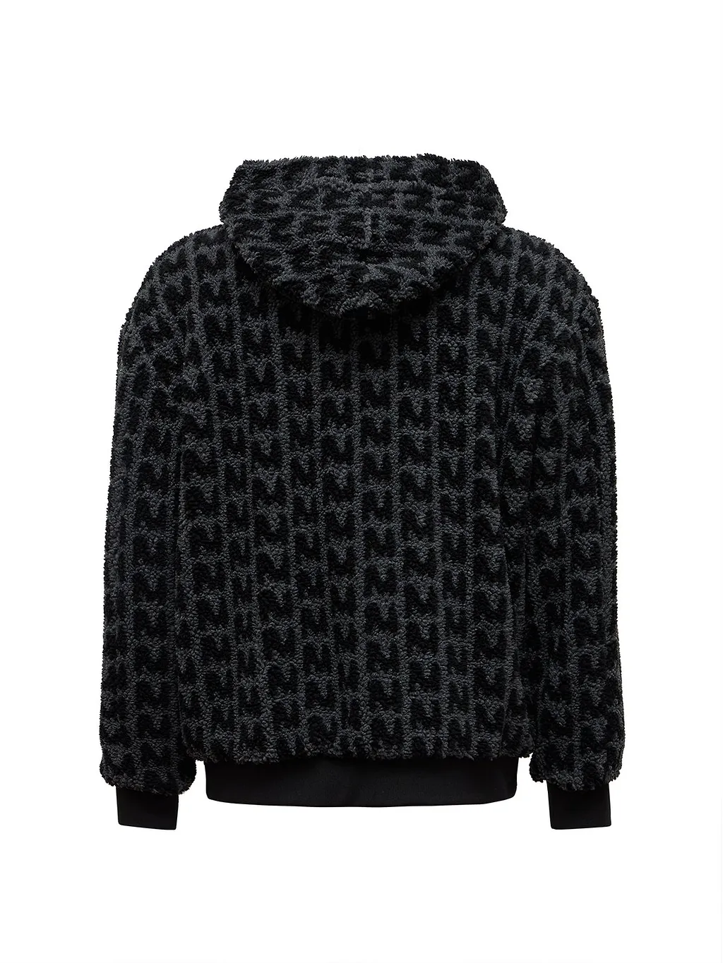Msgm Towelled Finished Zipped Hoodie