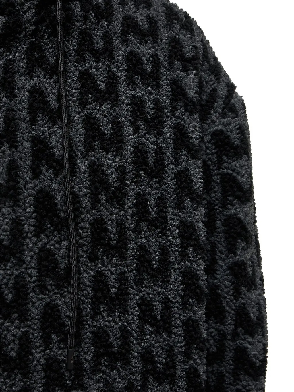 Msgm Towelled Finished Zipped Hoodie