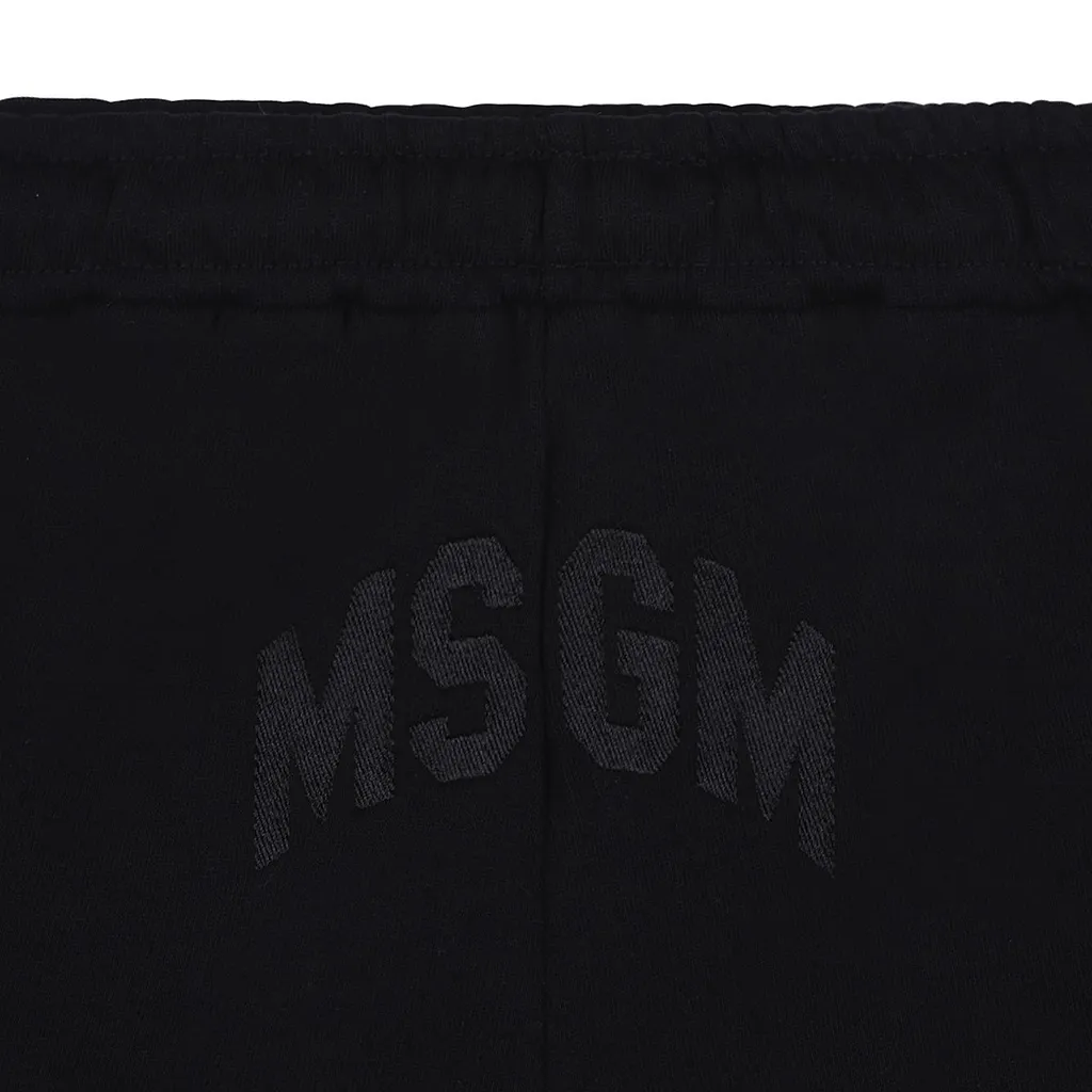 Msgm Kids Studded Casual Shorts
