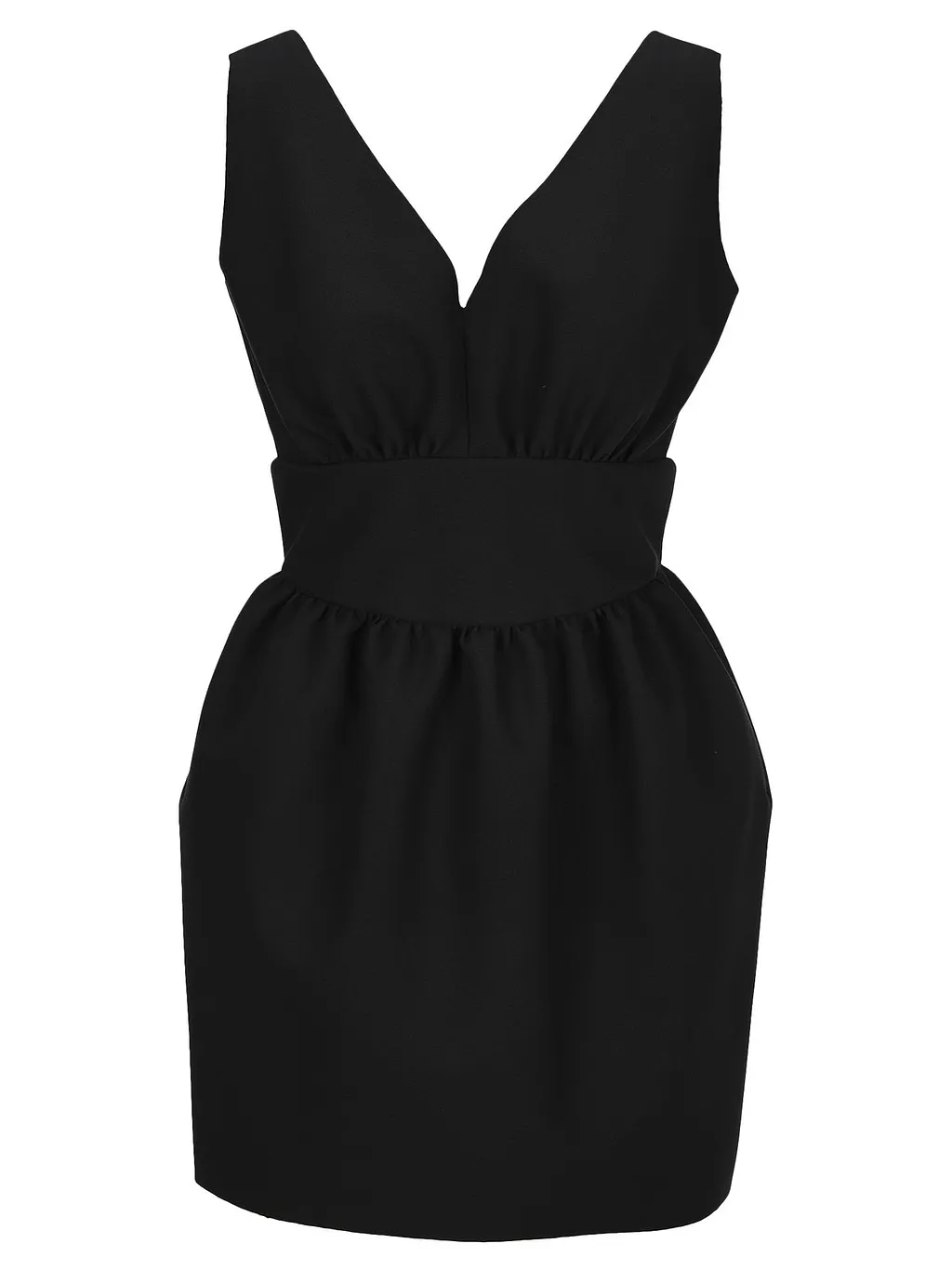 Msgm V-Neck Mini Dress