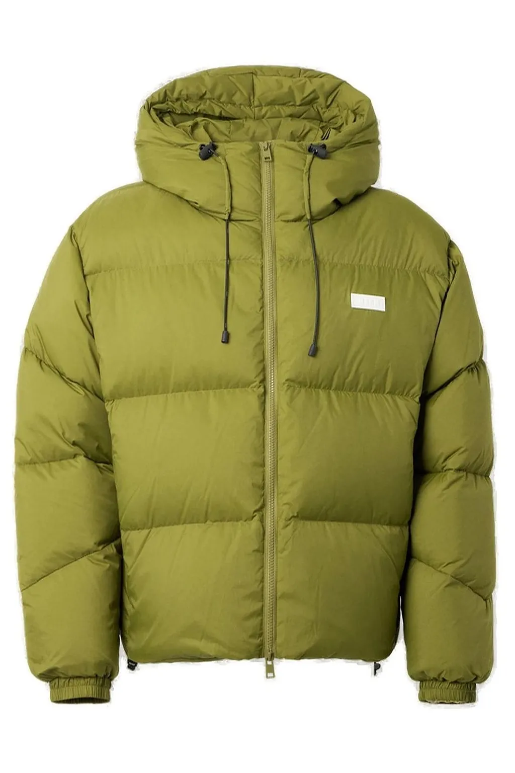 Zipped Hooded Puffer Jacket