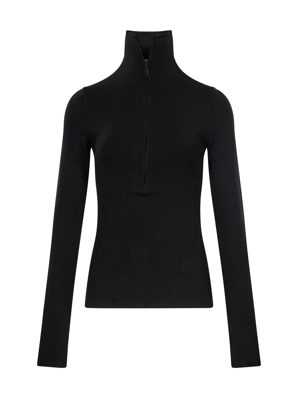 Mugler Column Jersey Top