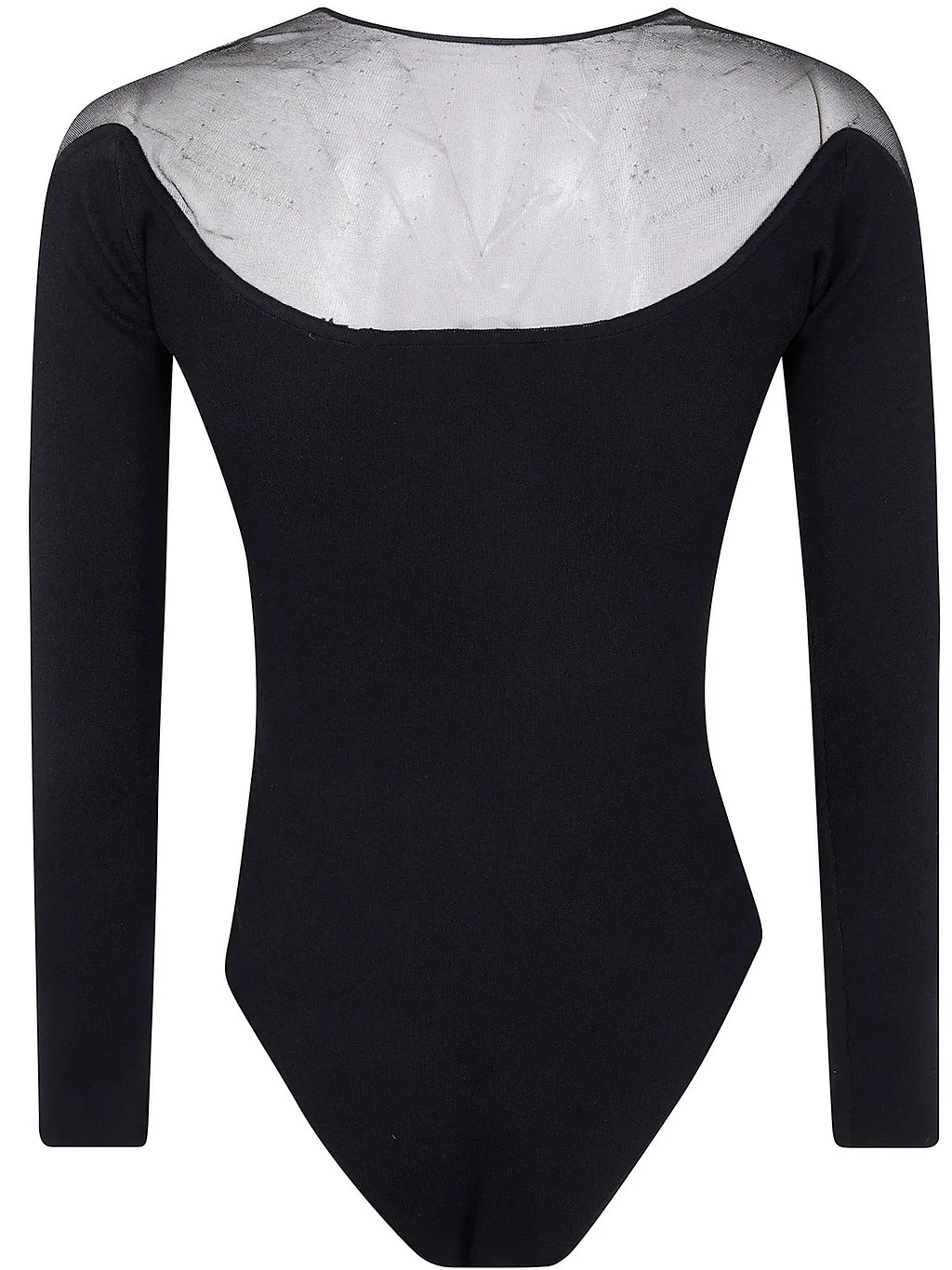 Mugler Crewneck Long-Sleeved Bodysuit