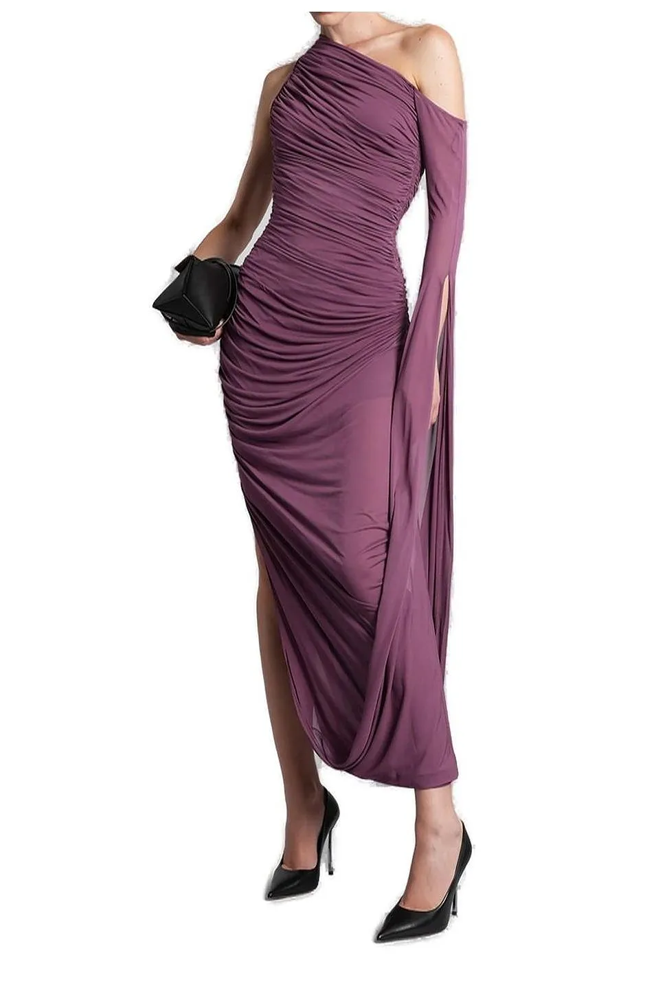 Mugler Draped Infinity Dress