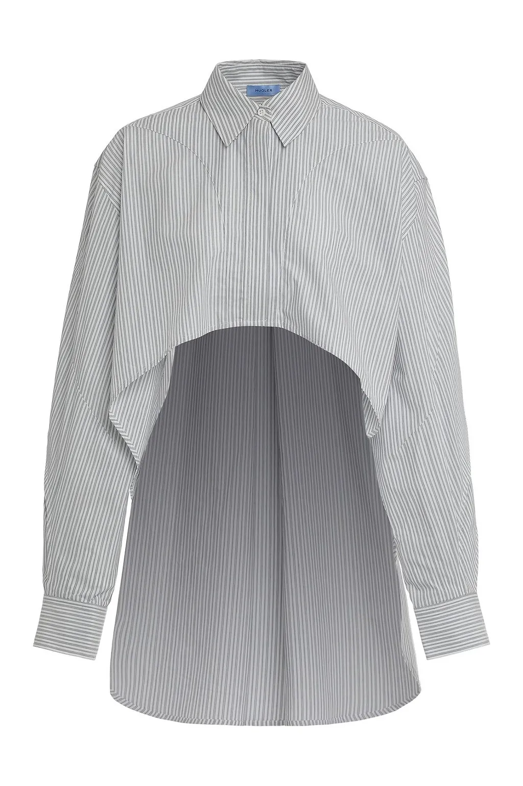 Mugler Cropped Striped Shirt