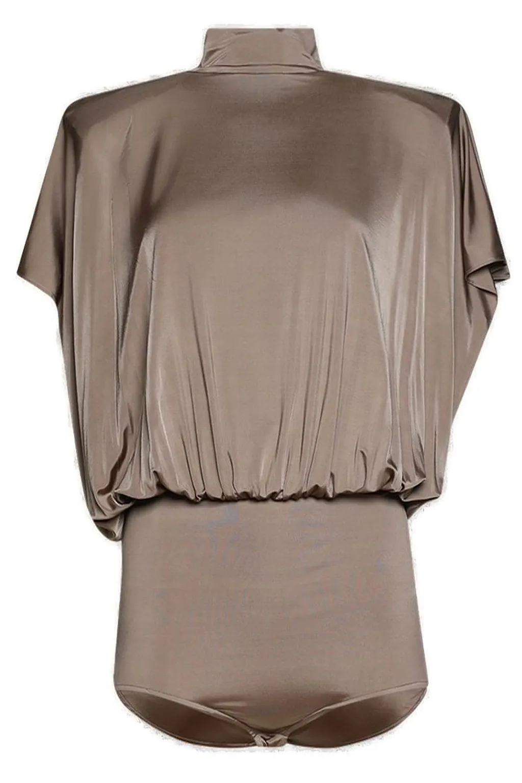 Mugler Draped Power Bodysuit