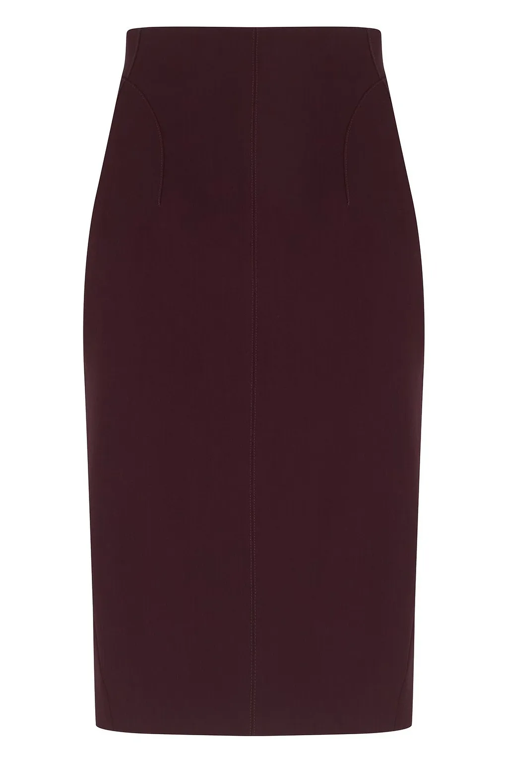 Mugler High Waist Front Split Skirt