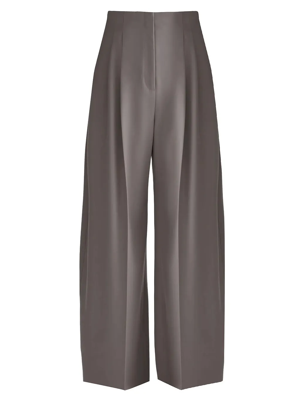 Mugler Pleated Wide-Leg Pants