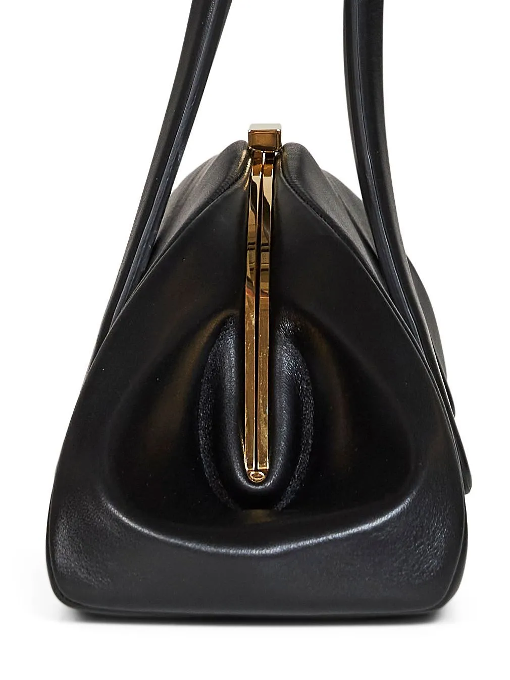 Sculpted Top Handle Tote Bag