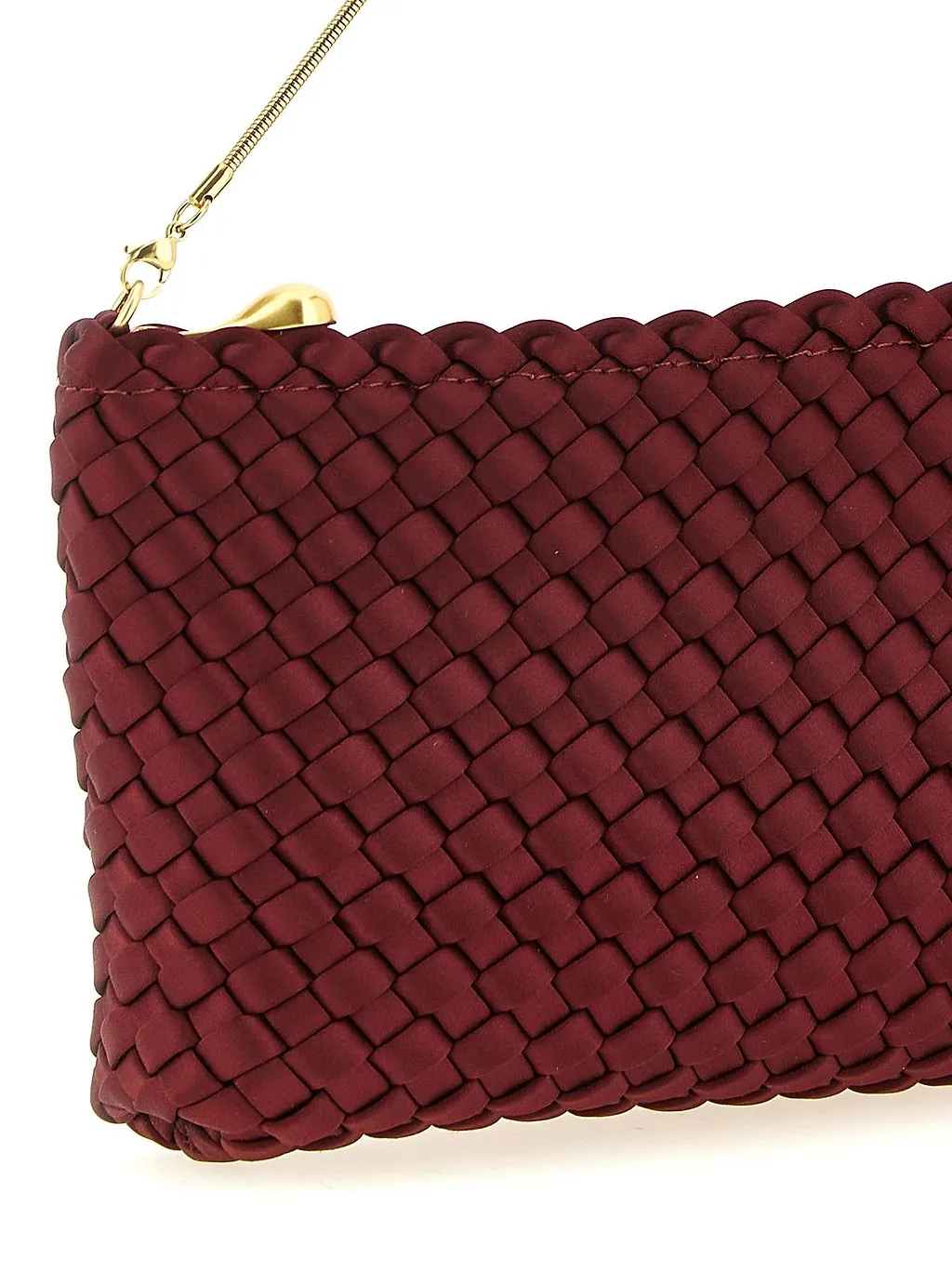 Gala Woven Baguette Clutch Bag