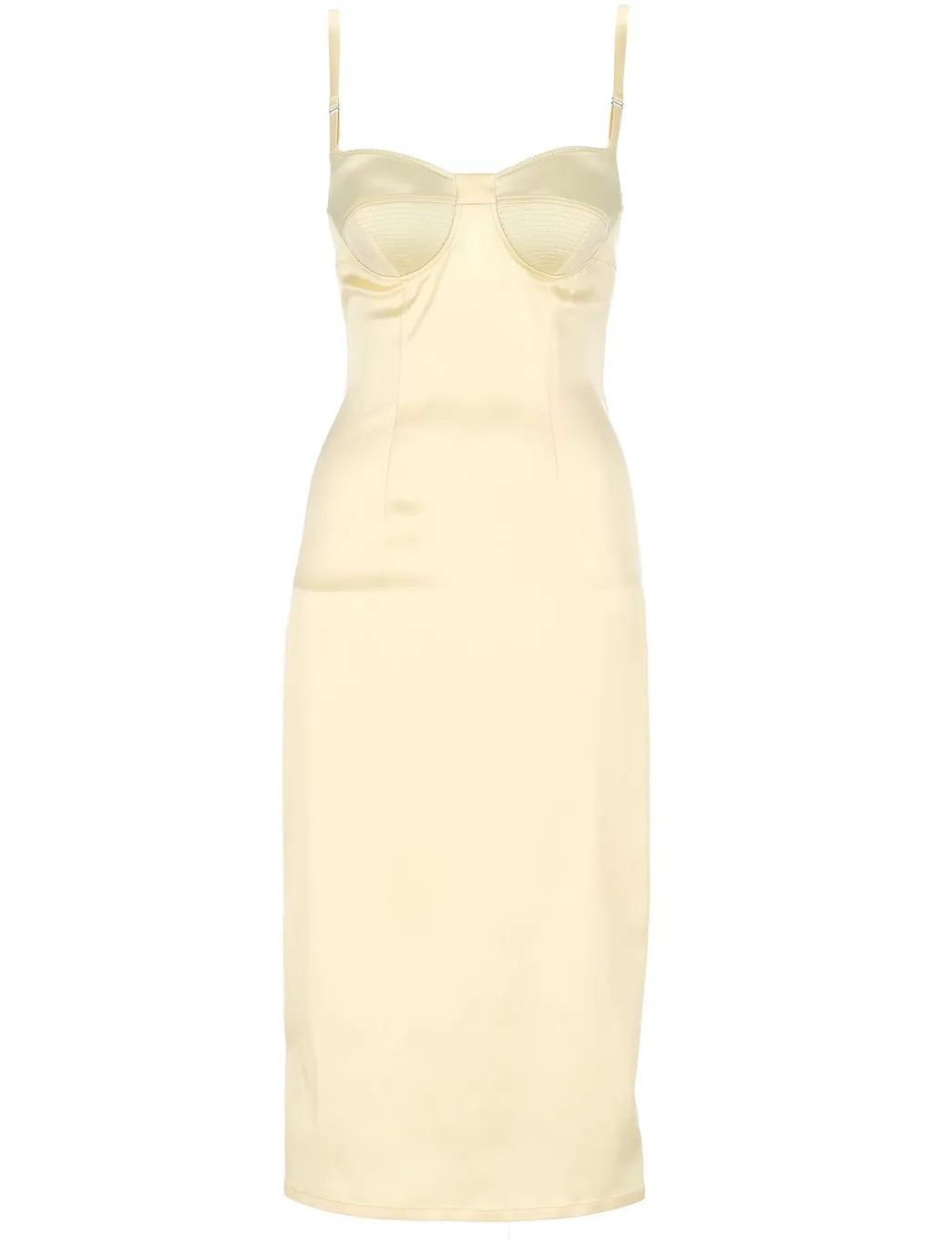 Mugler Sleeveless Lingerie Dress