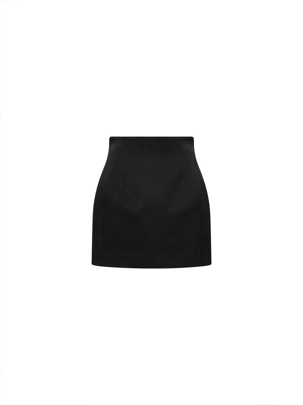 Mugler Straight Hem Mini Skirt