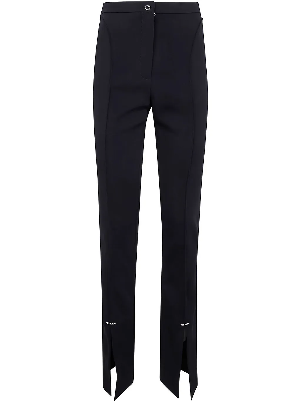 Mugler Split Cuff Flared Pants
