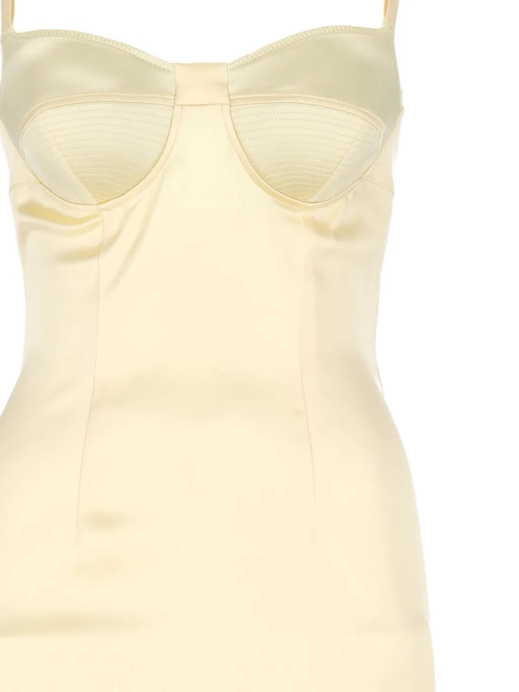 Mugler Sleeveless Lingerie Dress