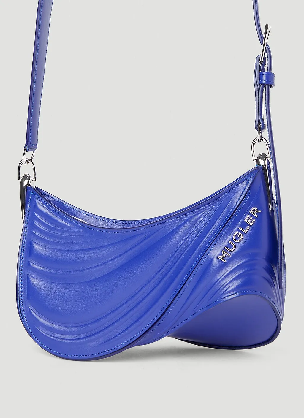 Mugler Spiral Curve 01 Hobo Shoulder Bag