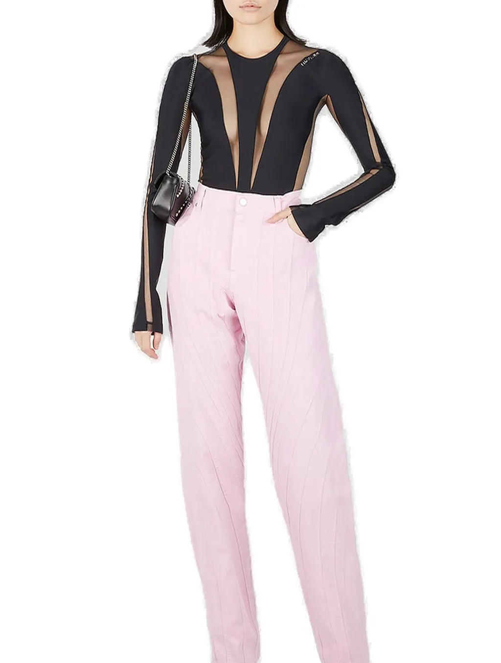 Mugler Spiral Jeans