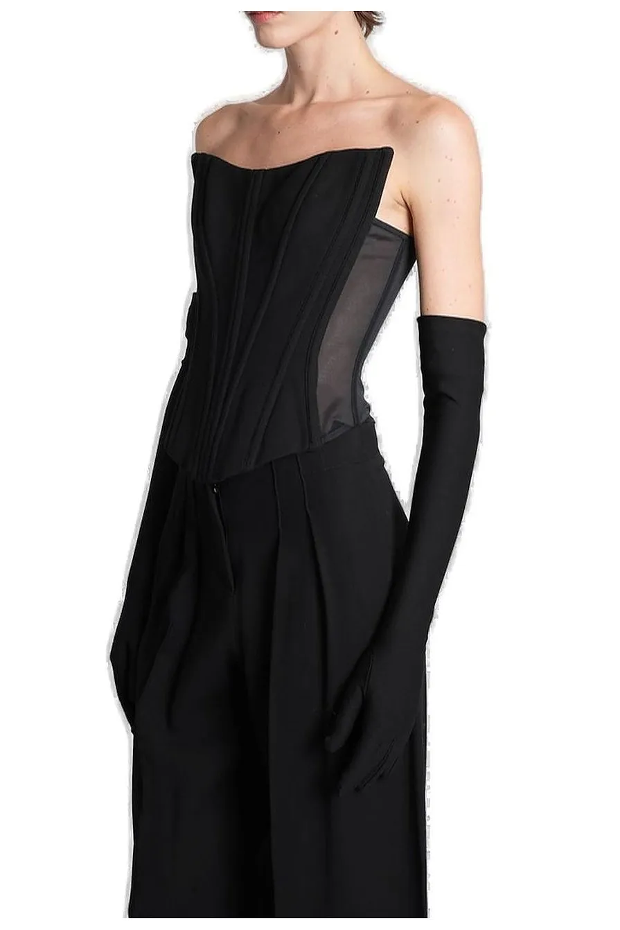 Mugler Tailored Bustier Top