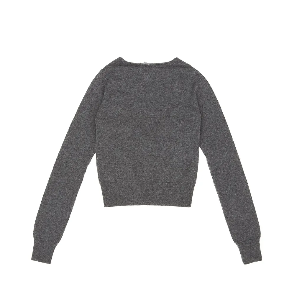 Mugler V-Neck Knit Top