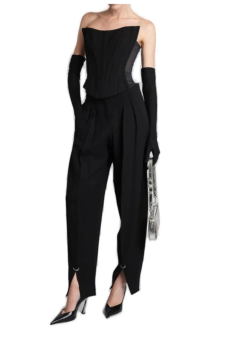 Mugler Tailored Bustier Top