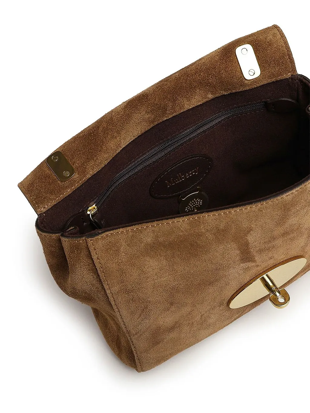 Mulberry Braided Strap Shoulder Bag