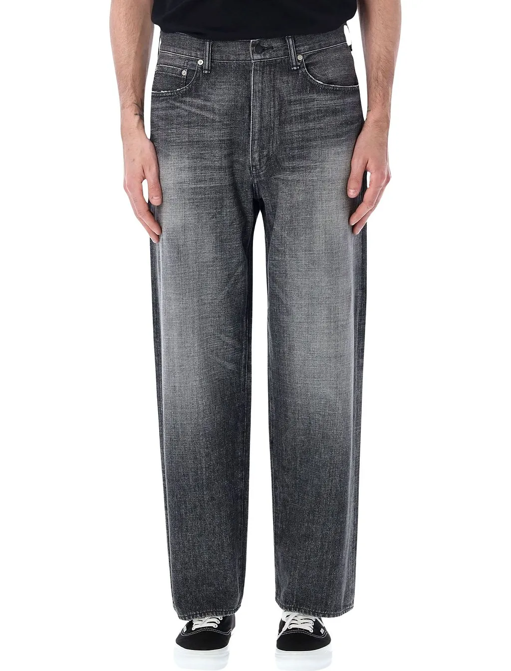 Nanamica Washed Wide-Leg Jeans
