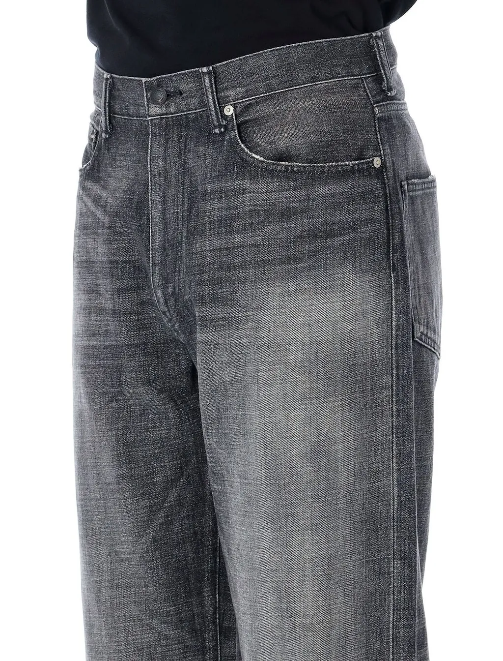 Nanamica Washed Wide-Leg Jeans