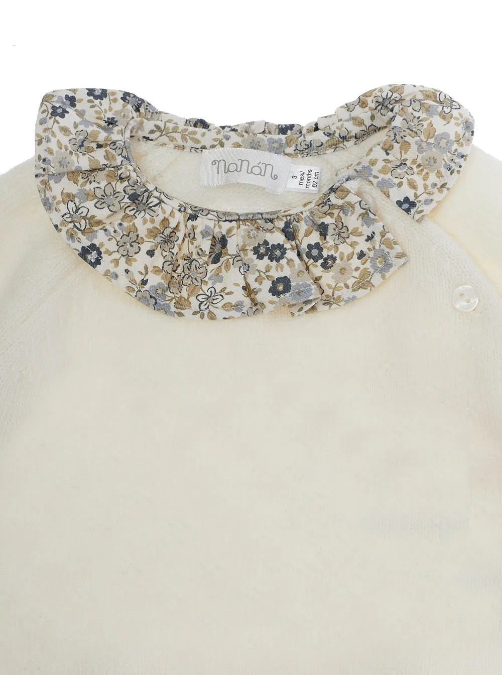 Floral Collar Knit Tracksuit