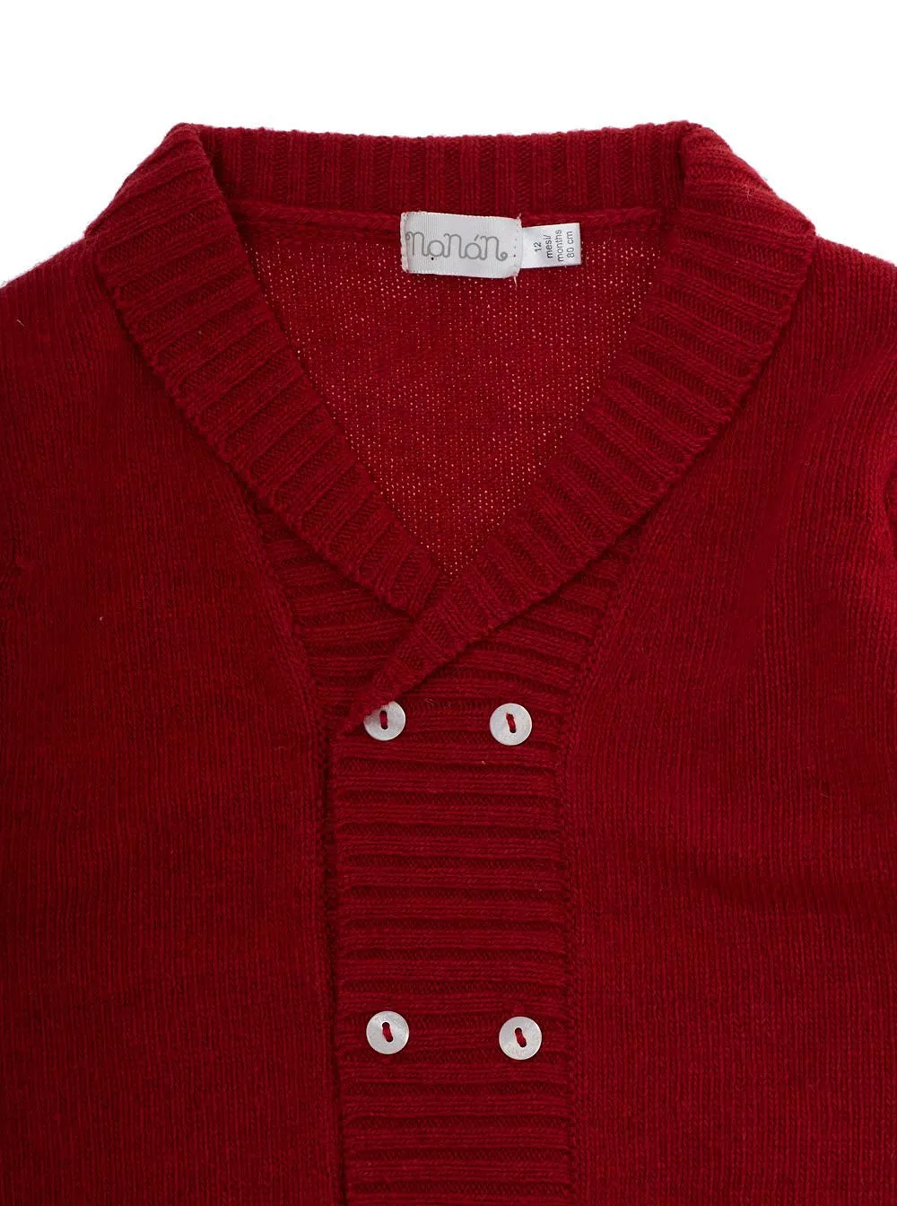 Nanan Double-Breasted Collar Cardigan