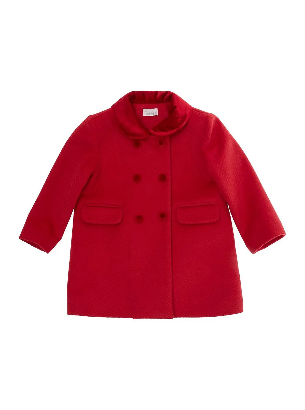 Nanan Peter Pan Collar Girl Coat