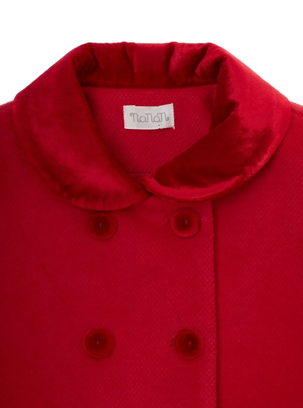 Nanan Peter Pan Collar Girl Coat