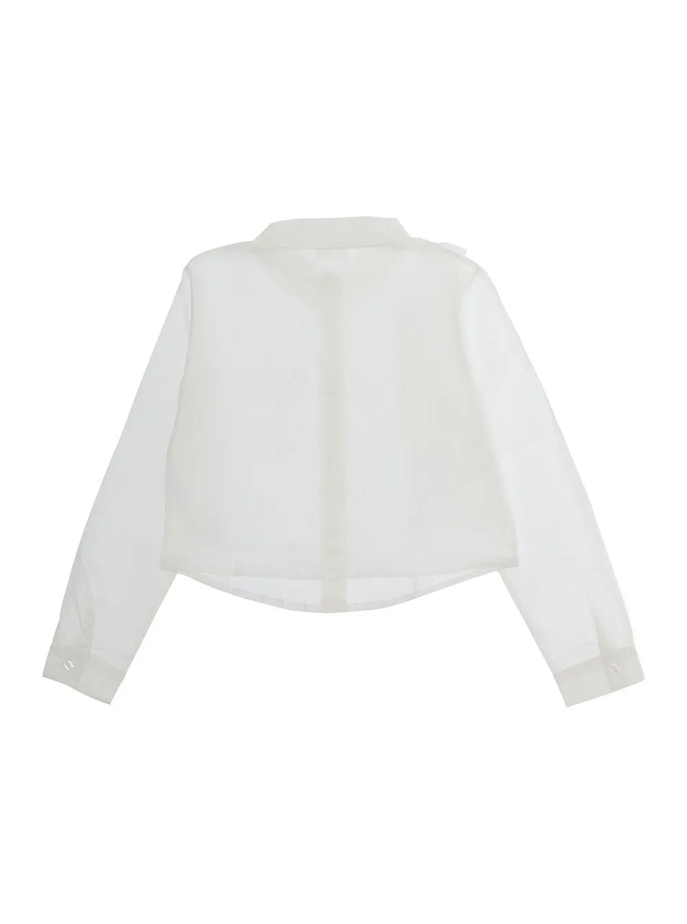 Ruffled Long-Sleeve Shirt