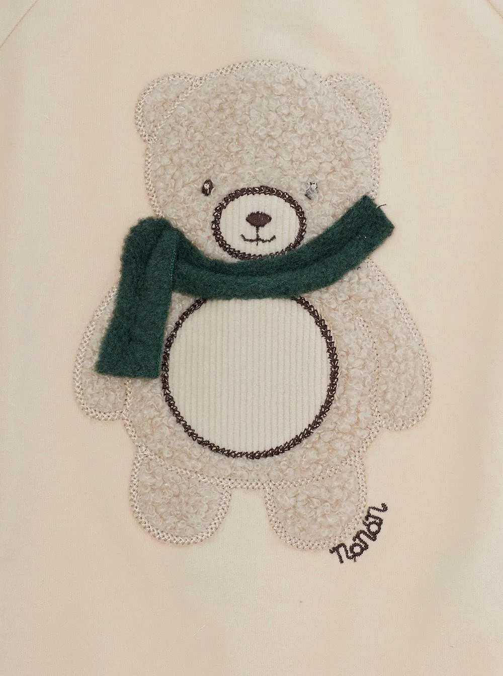 Nanan Teddy Appliqué Onesie