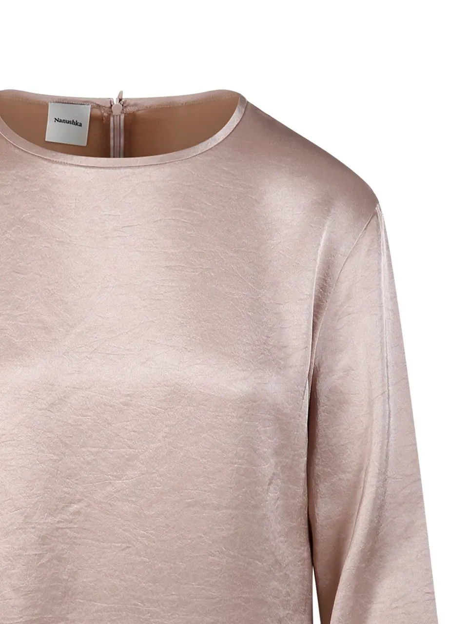 Nanushka Endah Crisp Satin Top