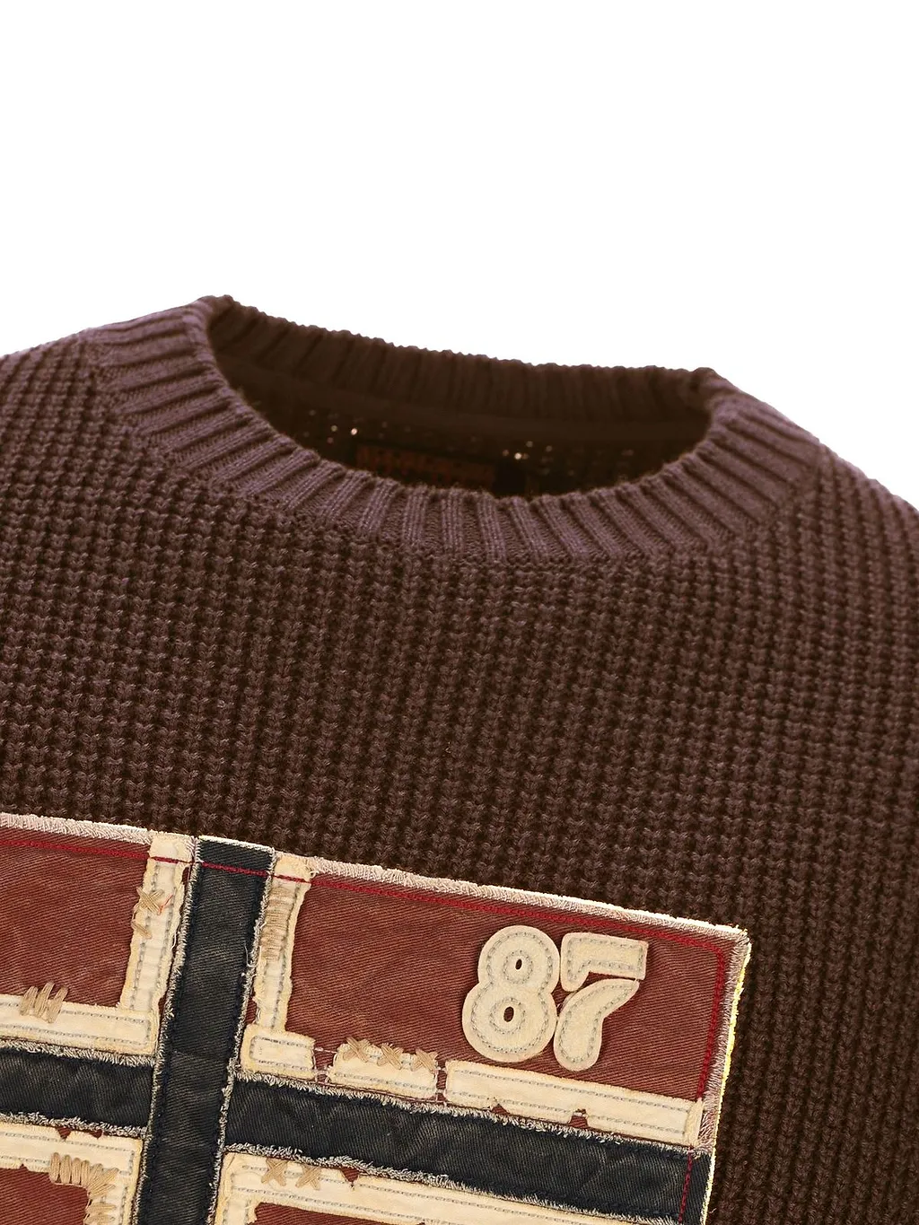 Napapijri Logo Patch Knitted Sweater