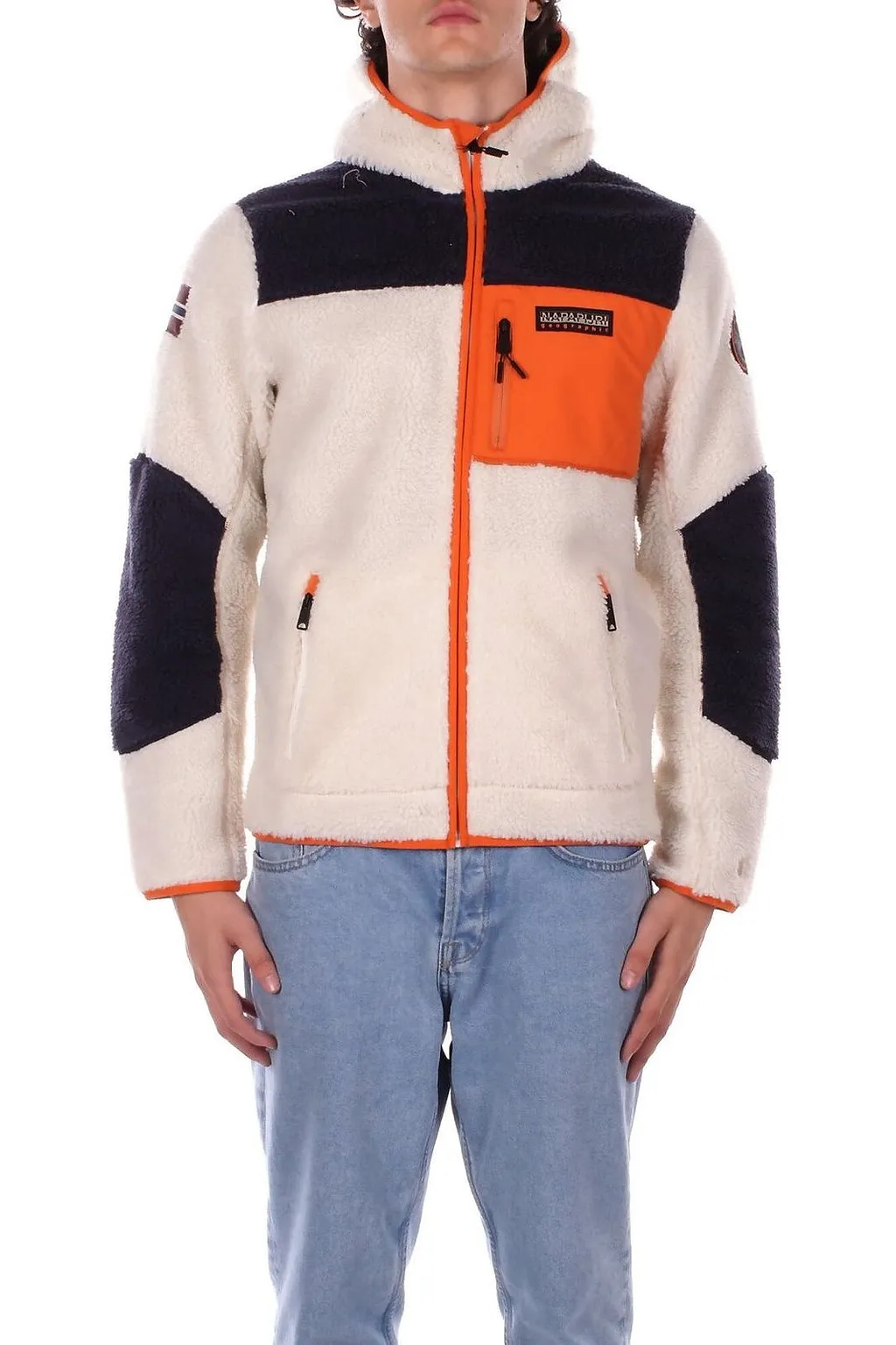 Napapijri Zip-Up Shearling Jacket