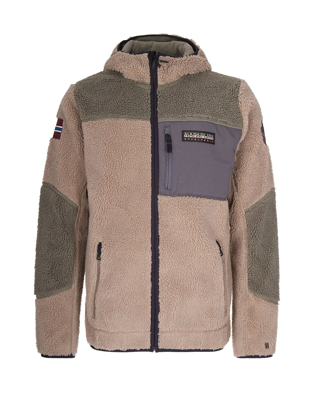 Napapijri Zip-Up Shearling Jacket