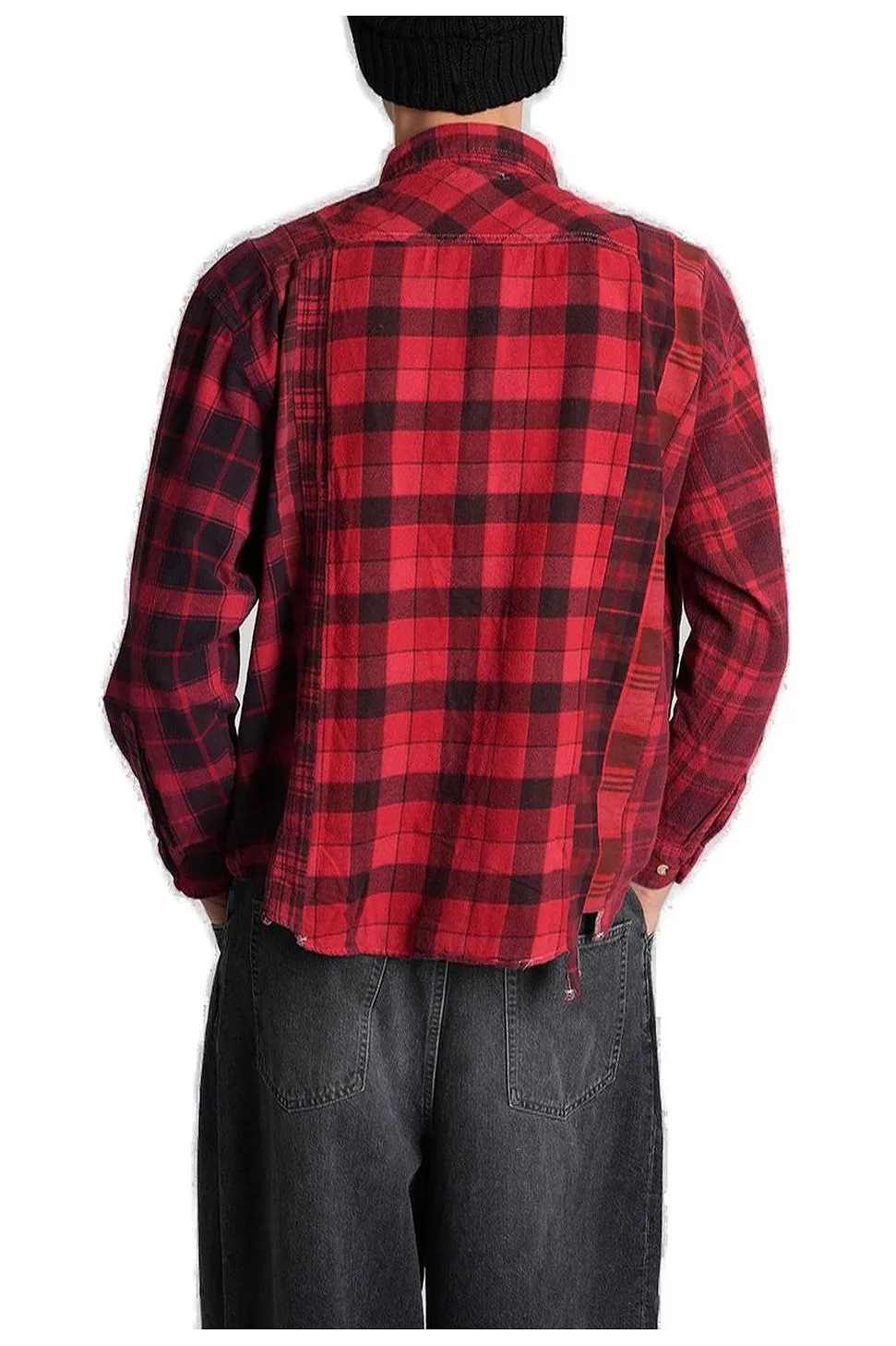 Checked Long-Sleeved Shirt