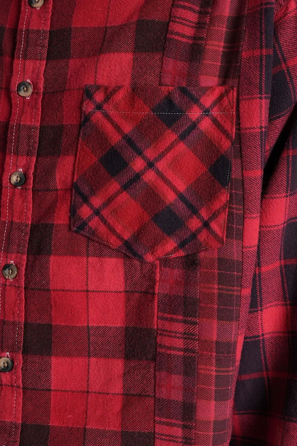 Checked Long-Sleeved Shirt