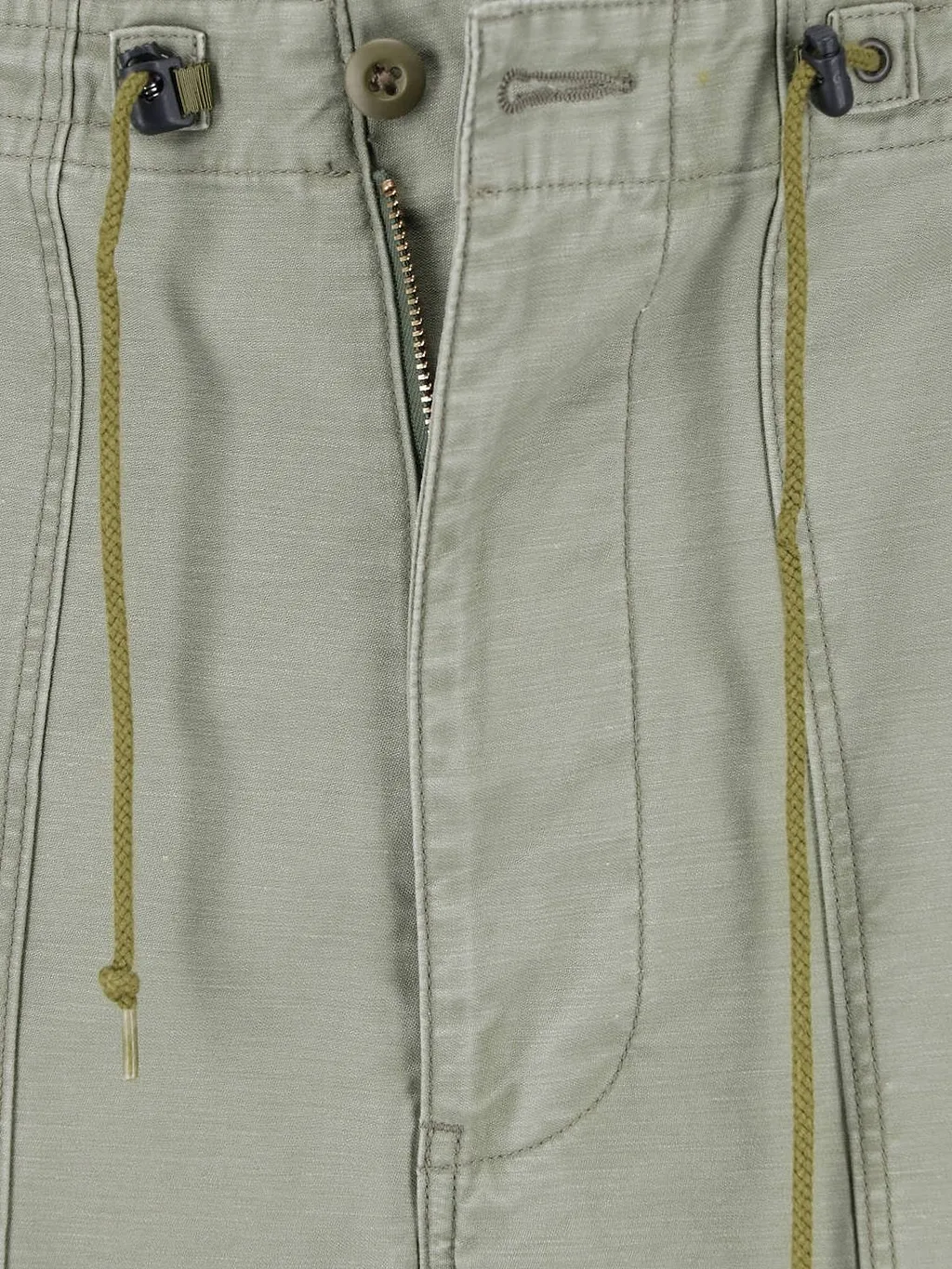Needles Drawstring Straight Leg Trousers