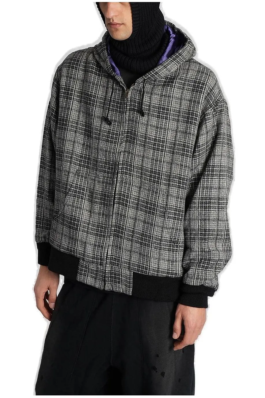 Needles Checked Hooded Jacket