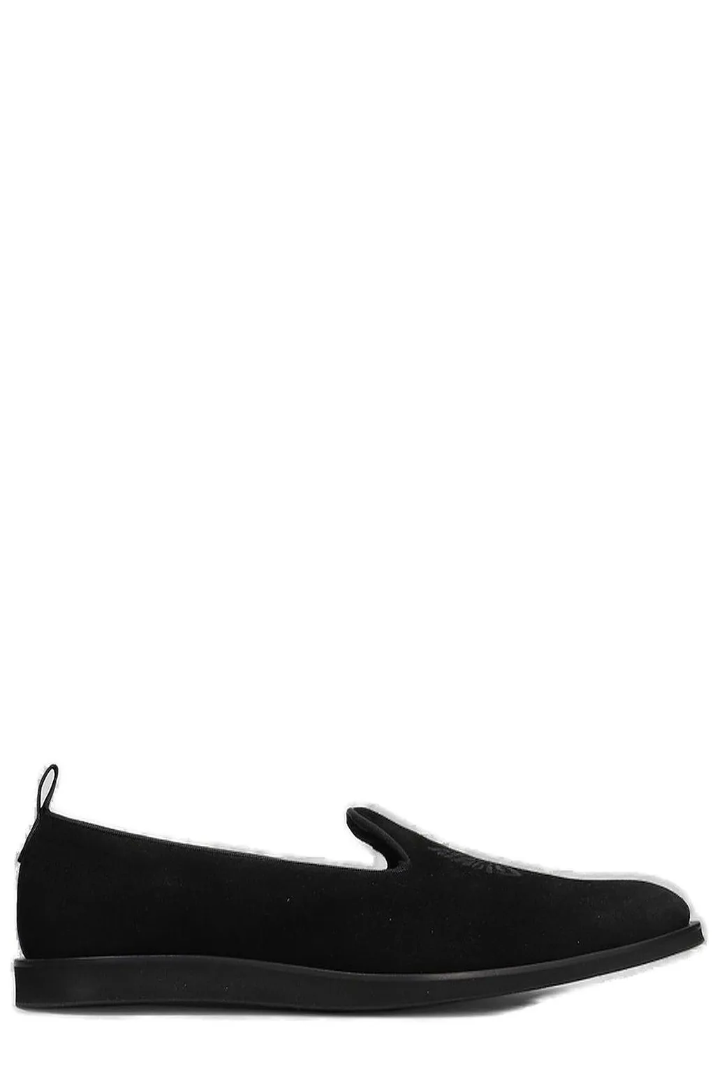 Needles Logo Embroidered Loafers