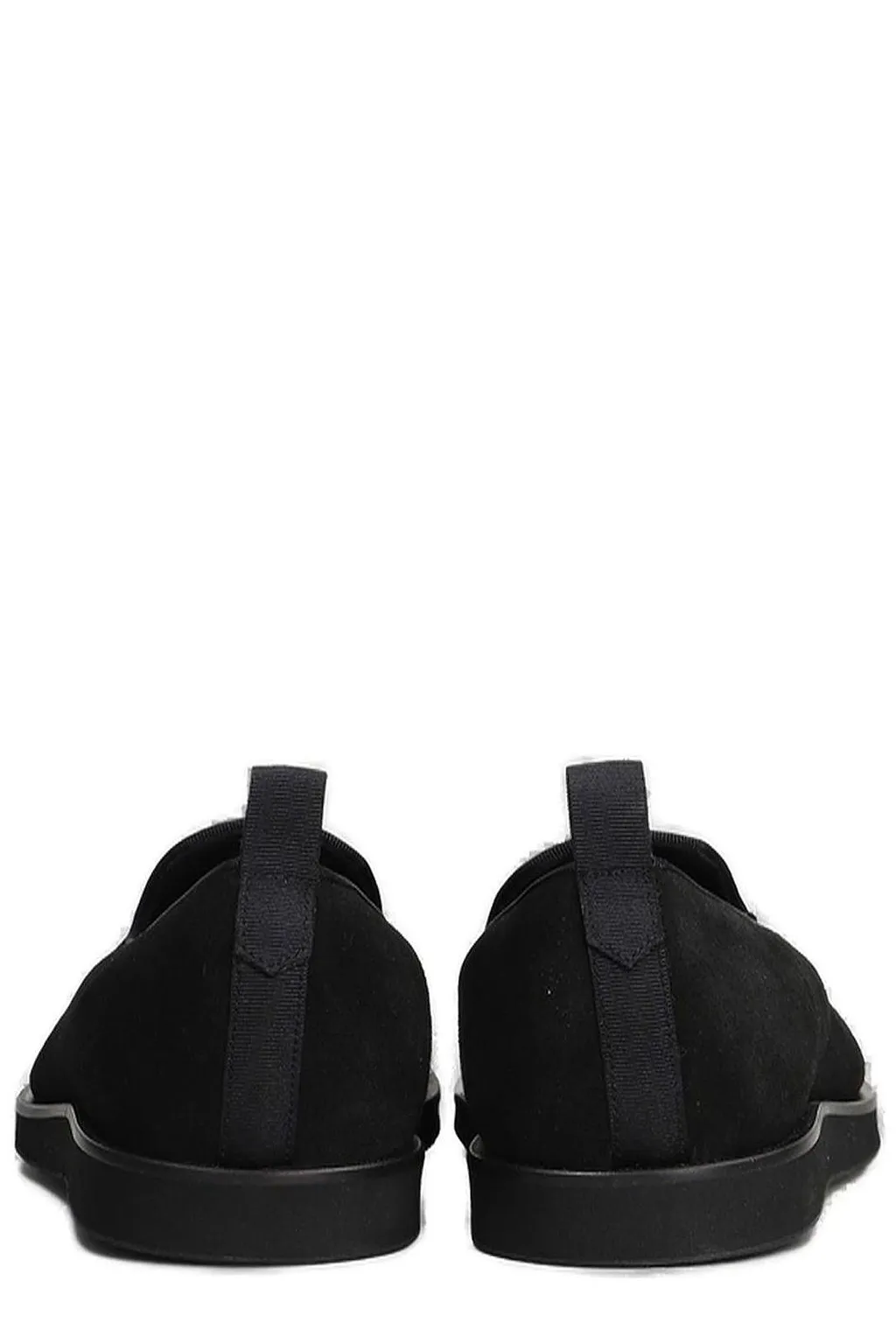 Needles Logo Embroidered Loafers