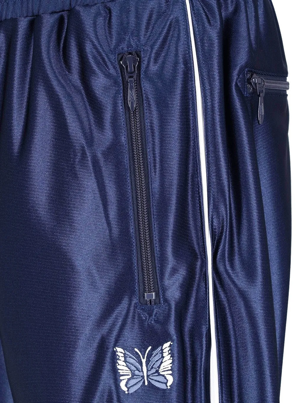 Needles Logo Embroidered Straight Leg Pants