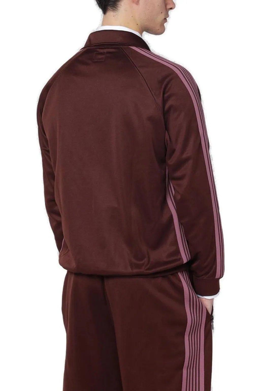 Needles Logo Embroidered Zip-Up Jacket