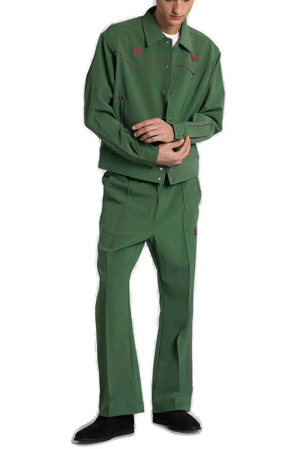 Needles Long Sleeve Buttoned Jacket