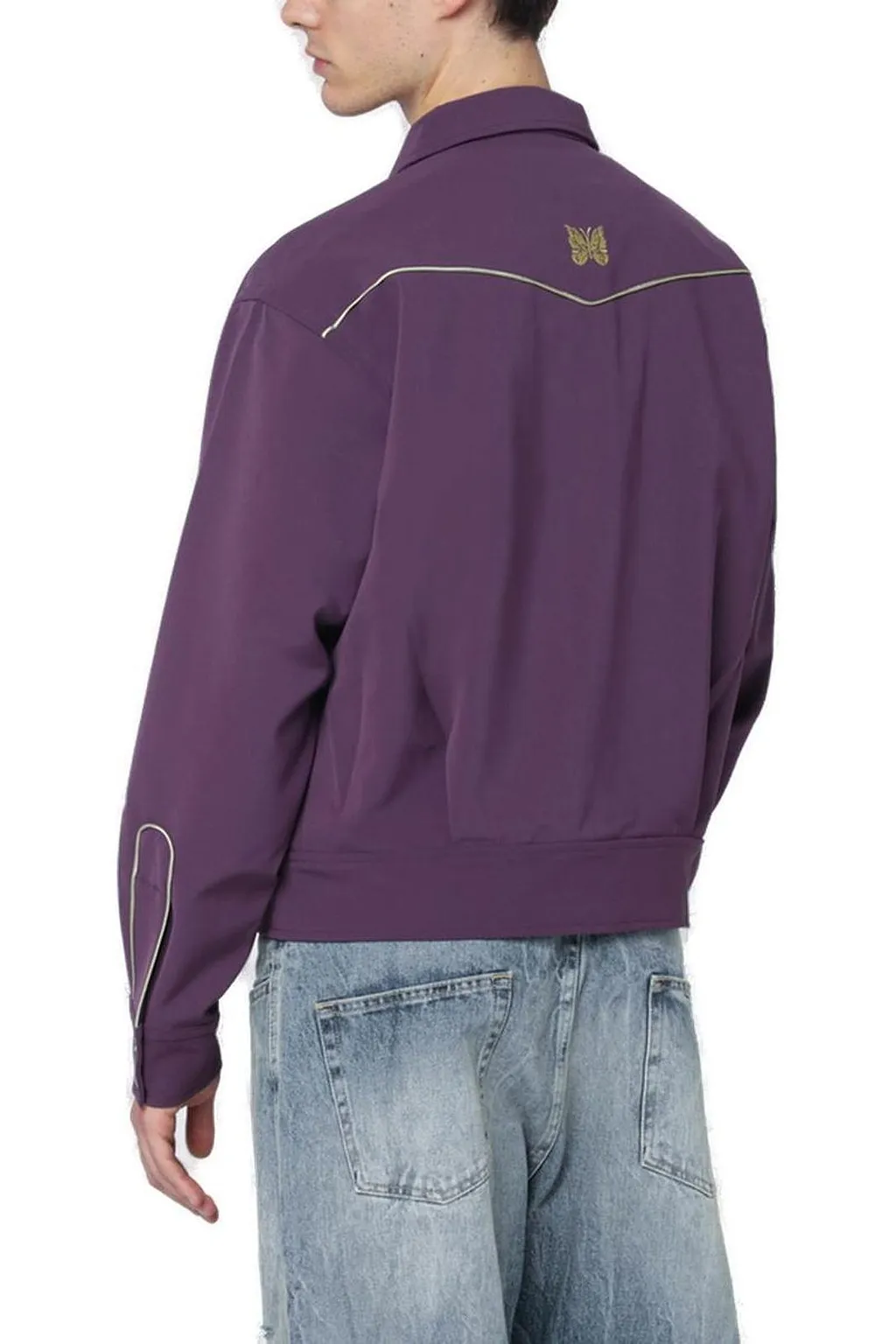 Needles Long Sleeved Buttoned Jacket