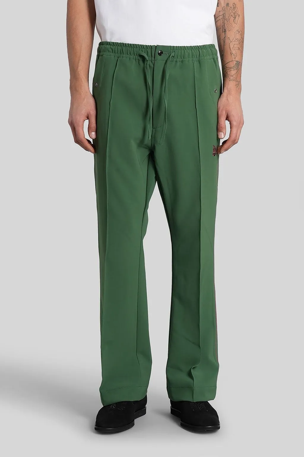 Needles Piping Drawstring Cowboy Pants