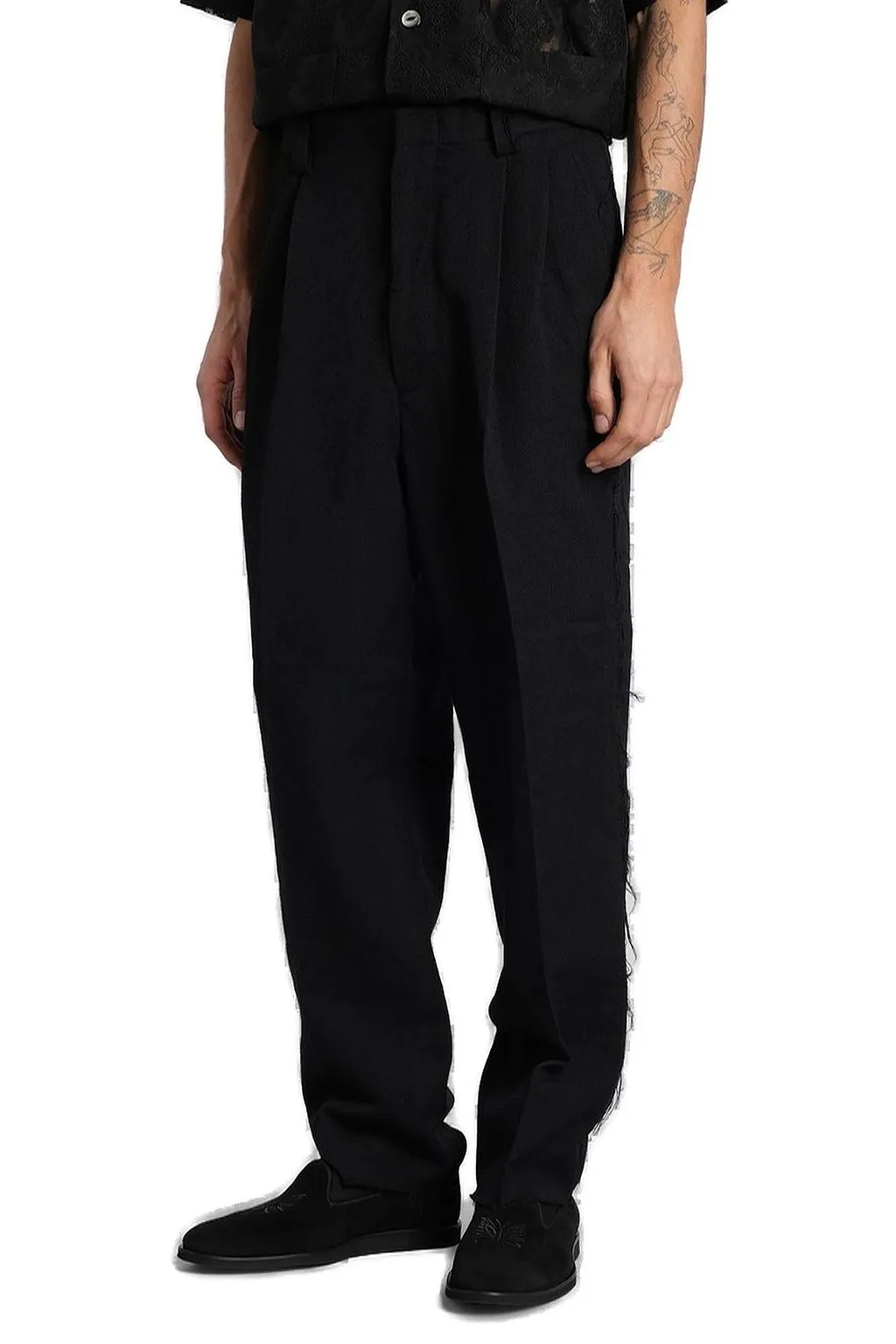Needles Pleat Detailed Pants