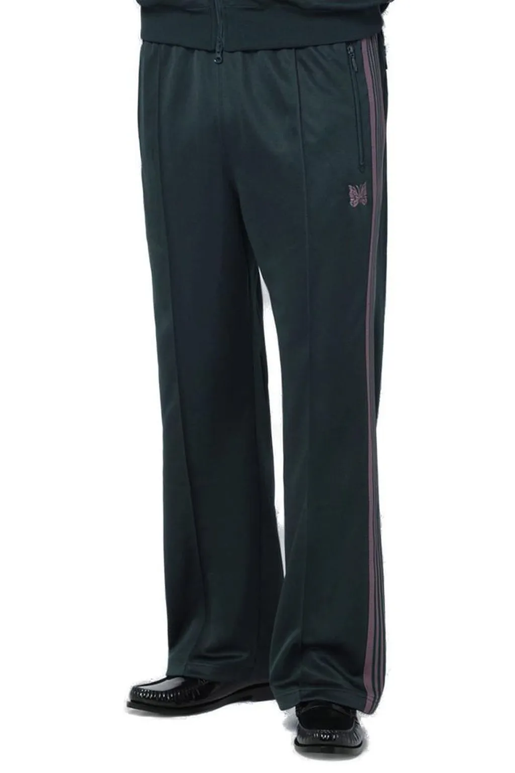 Needles Striped Straight-Leg Trousers