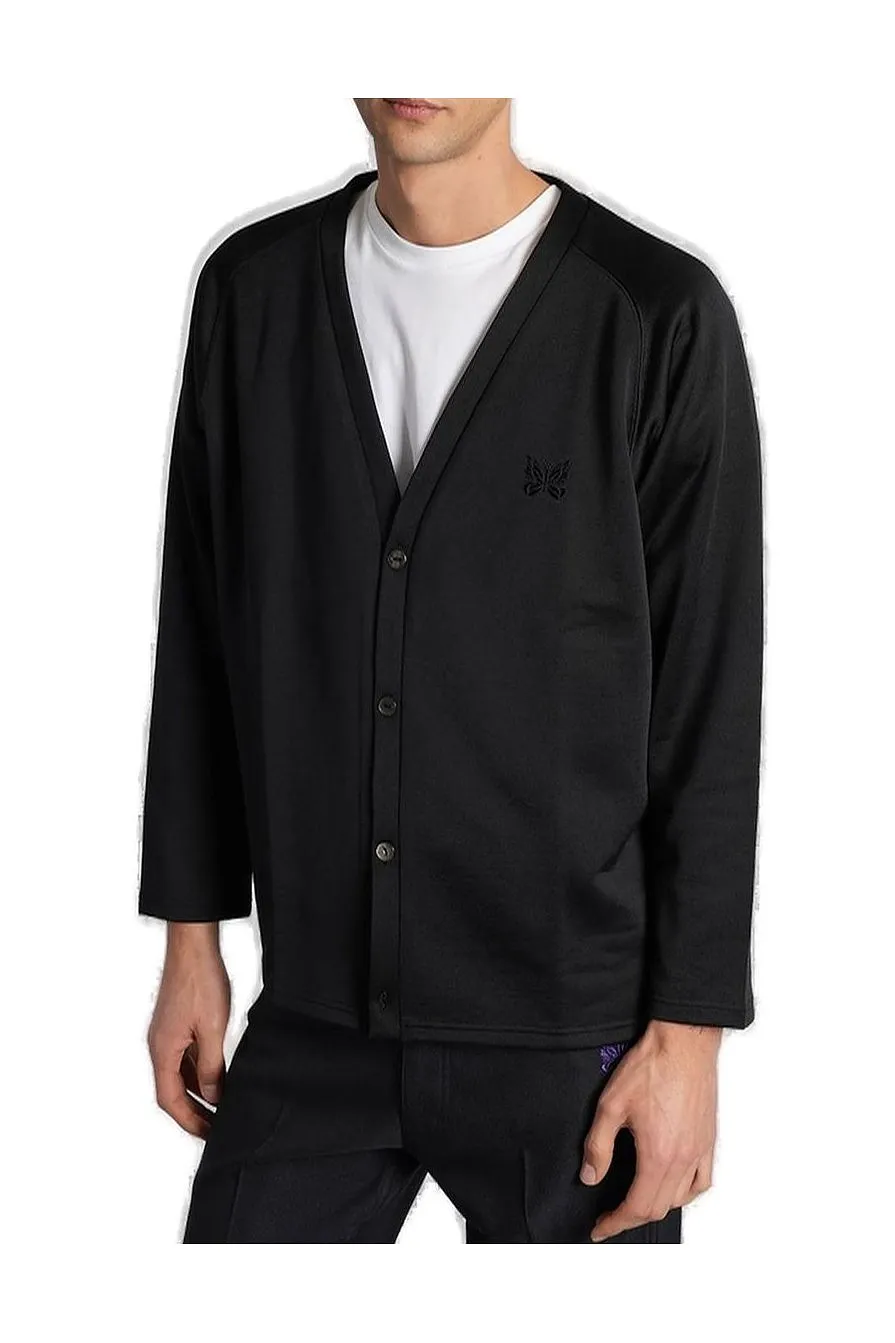 Needles V-Neck Knitted Cardigan